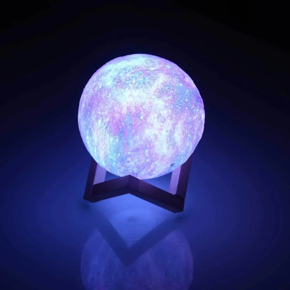 Lampe Galaxie Multicolore à Effet 3D en Acrylique