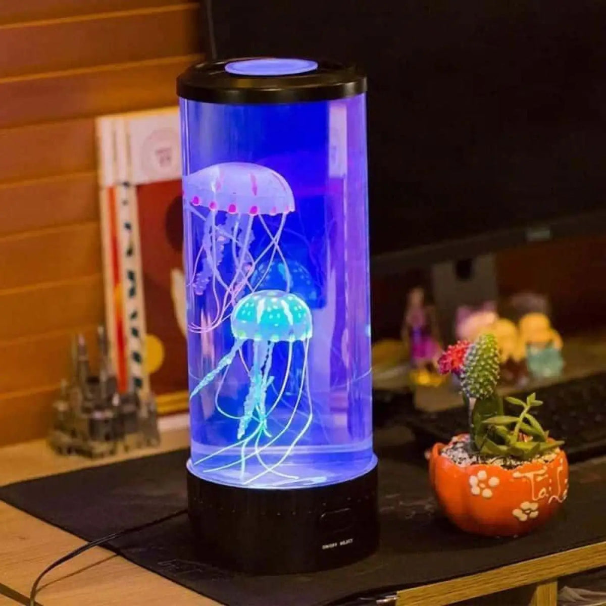 Lampe Méduse Corps Transparent Méduses Flottantes